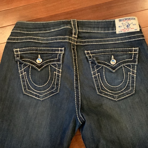 Denim True Religion jeans. Retro and professionally hemmed. Awesome jeans. - Picture 5 of 7